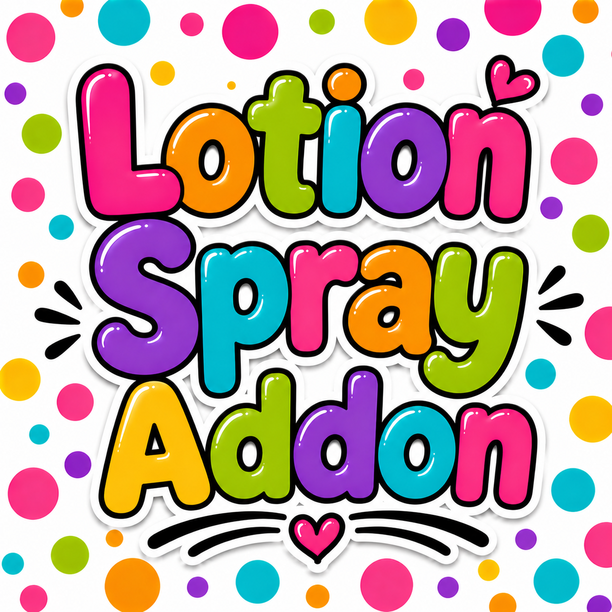 Lotion Spray Addon